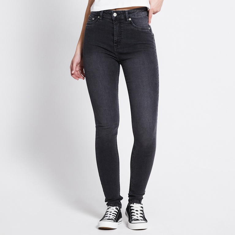 High waist skinny jeans "Snake"